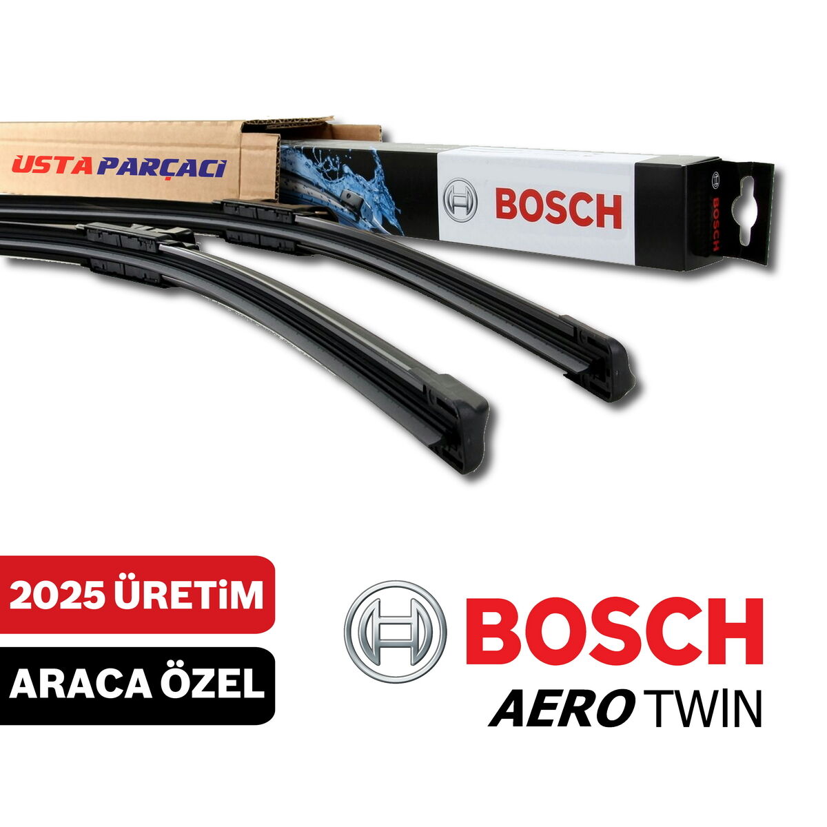 Bosch Audi A1 2010-2018 Aerotwin Silecek Takımı A555S