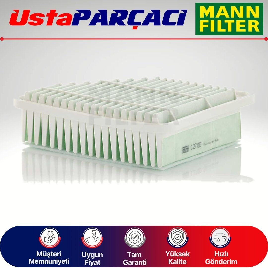 Mann-Filter Toyota Corolla 1.4 D4D Hava Filtresi 2007-2018 C27013 178010R030
