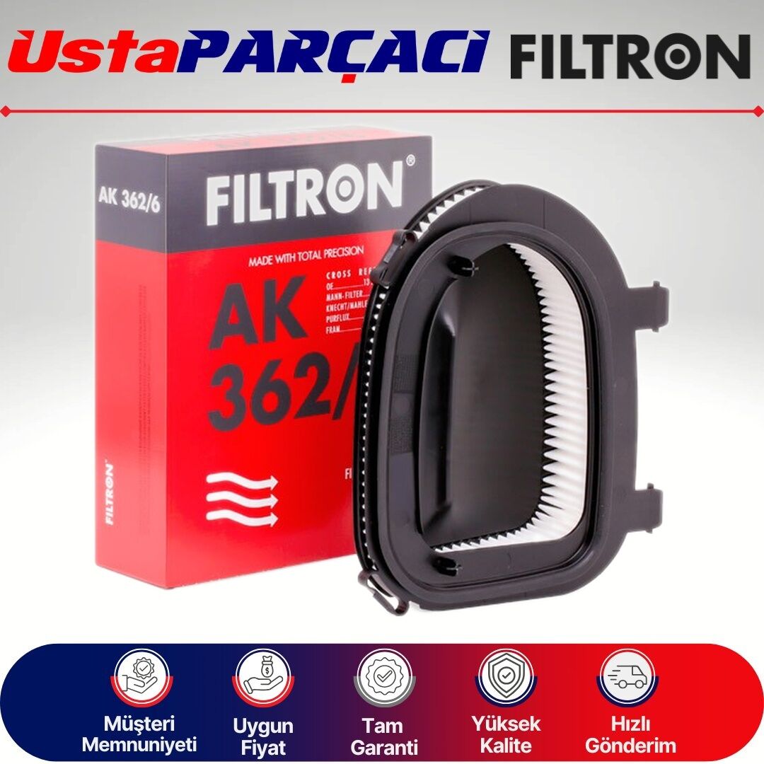 Filtron BMW X5 E70 30D 245HP N57 Dizel Hava Filtresi 2010-2013 AK362/6 13717811026