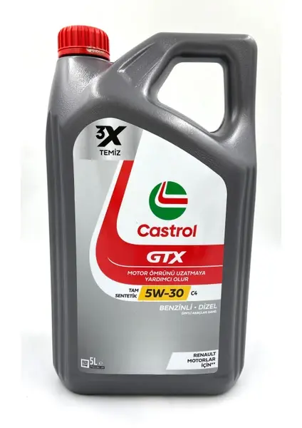 Castrol Gtx 5W-30 C4 5 Litre Motor Yağı