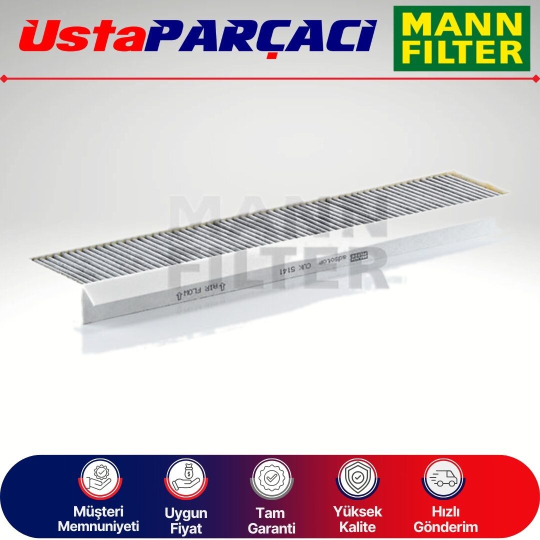 Mann-Filter Karbonlu Polen Filtresi CUK5141 1115650