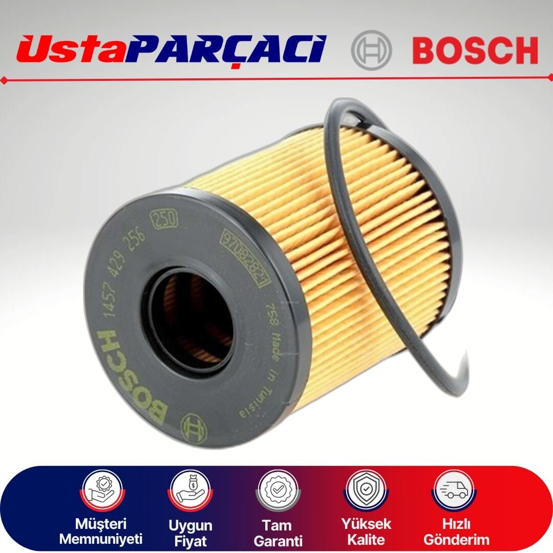 Bosch Opel Meriva A 1.3 Cdti Yağ Filtresi 2005-2010 1457429256 P9256 73500049