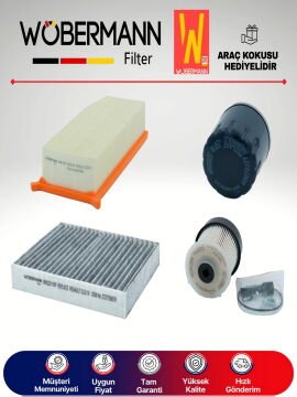 Wöbermann Dacia Sandero 1.5 Dci Filtre Bakım Seti 2012-2018 4KP