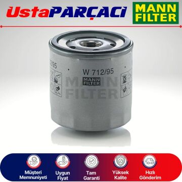 Mann-Filter Seat Leon 1.0 Ecotsi Yağ Filtresi 2017-2020 W712/95 04E115561B