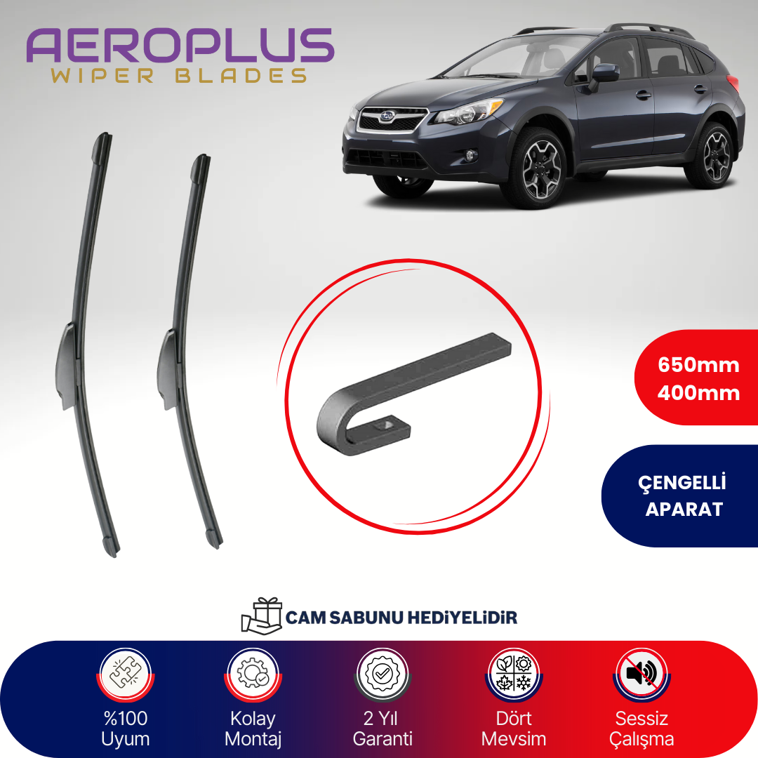 Aeroplus Subaru XV 2011-2017 Muz Silecek Takımı