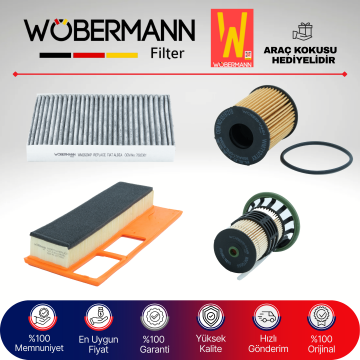 Wöbermann Fiat Albea 1.3 Multijet Filtre Bakım Seti 2004-2011 4KP