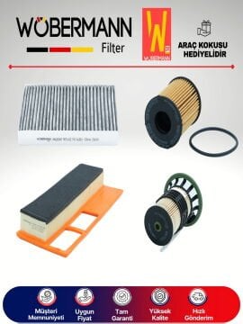 Wöbermann Fiat Albea 1.3 Multijet Filtre Bakım Seti 2004-2011 4KP