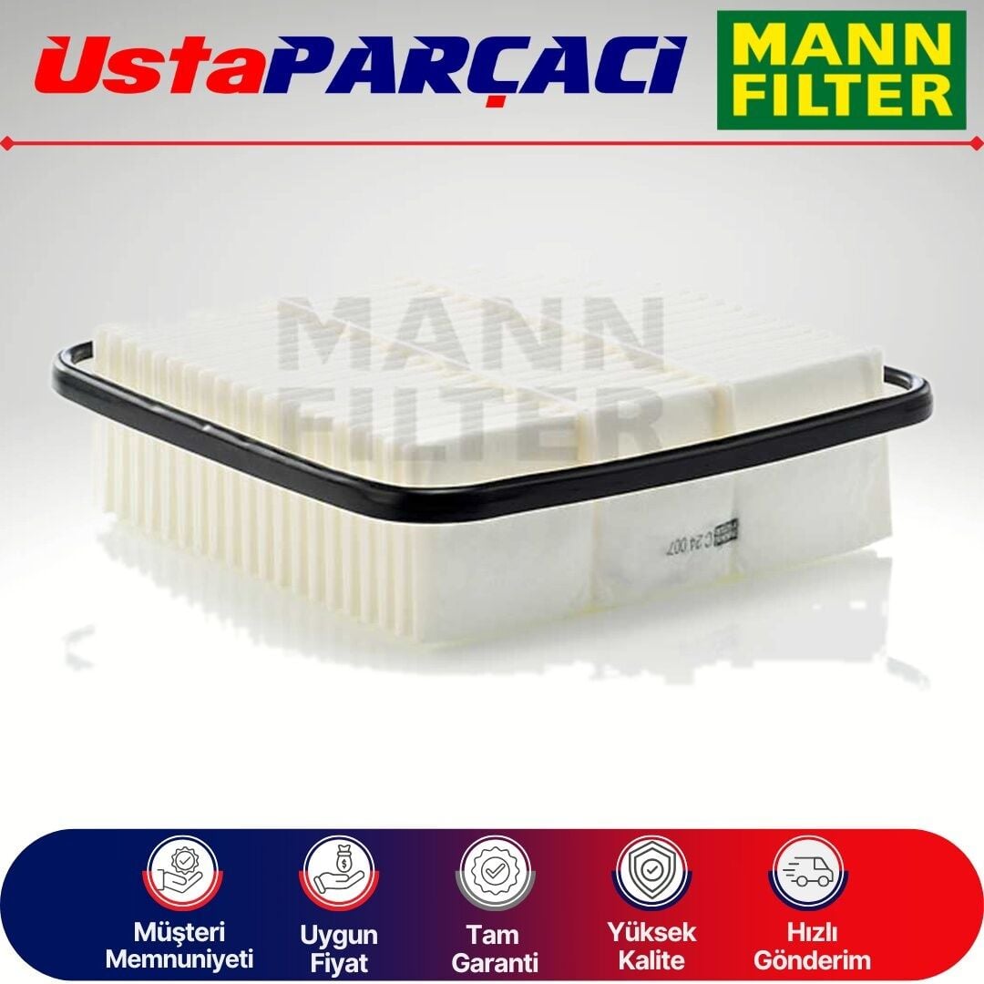 Mann-Filter Toyota Rav4 2.0 D-4D Hava Filtresi 2013-2016 C24007 1780126010