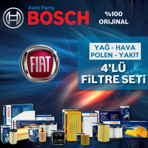 Bosch Fiat Linea 1.3 Multijet 66kw Filtre Bakım Seti 2007-2012 4NP