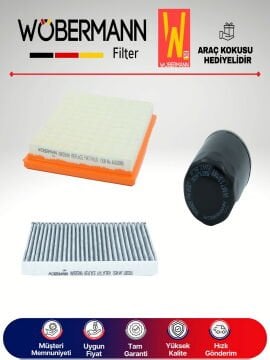 Wöbermann Fiat Albea 1.6 Benzin Filtre Bakım Seti 2002-2008 3KP