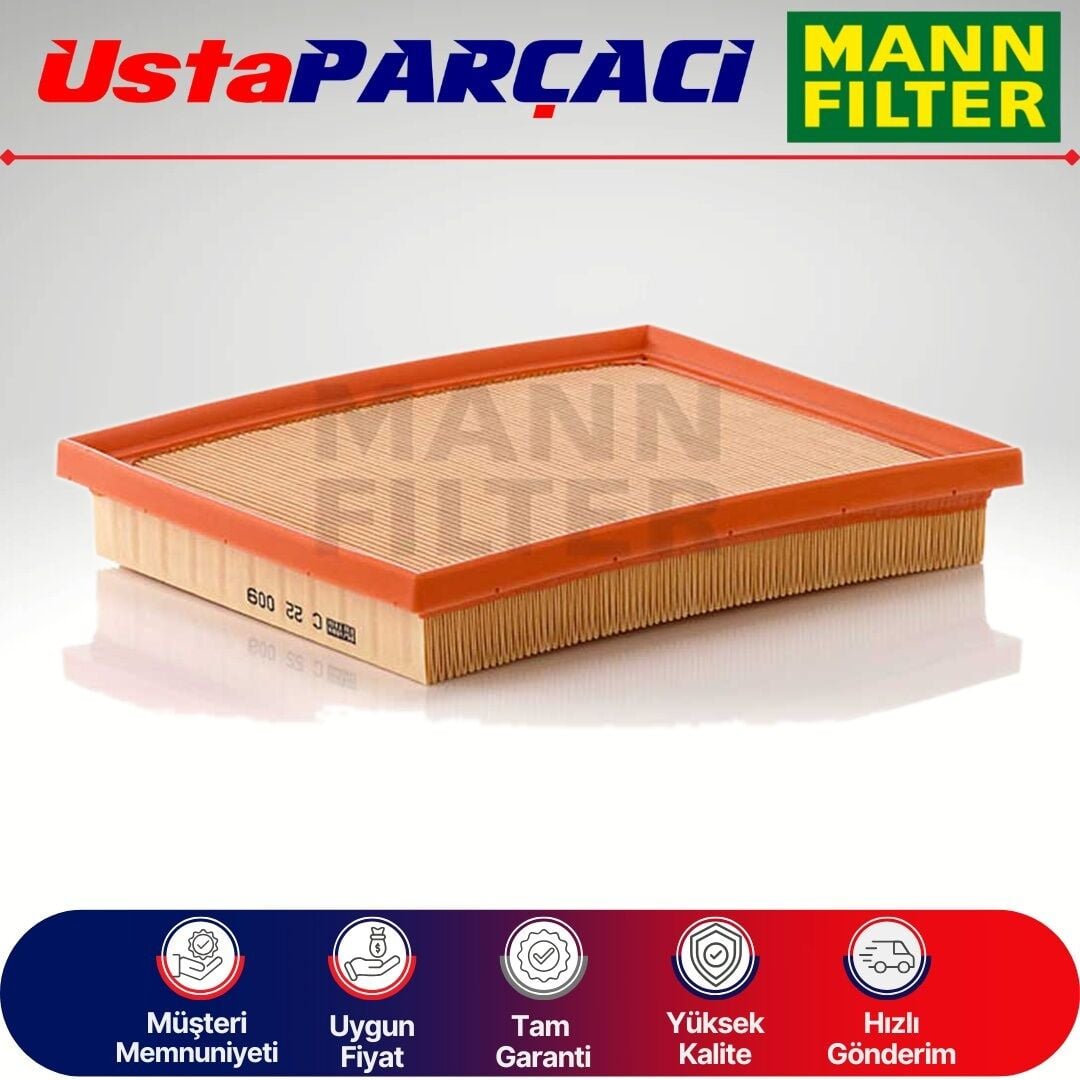 Mann-Filter Toyota Rav4 2.5 Hybrid Hava Filtresi 2016-2018 C22009 1780137021