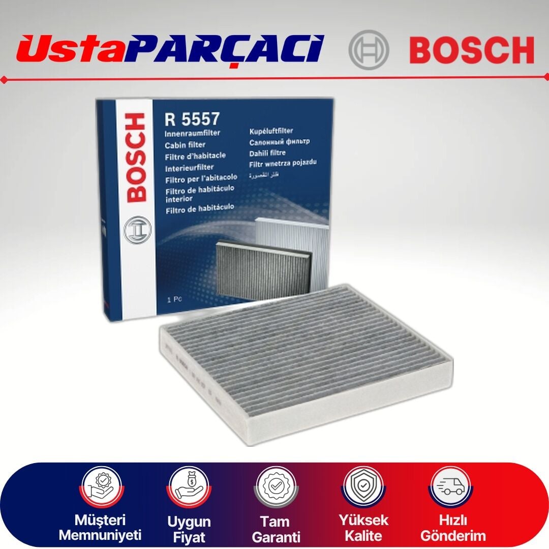 Bosch Toyota Verso Karbonlu Polen Filtresi 2009-2017 1987435557