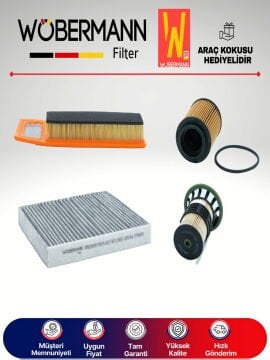 Wöbermann Fiat Egea 1.3 E5 Dizel Filtre Bakım Seti 2016-2020 4KP