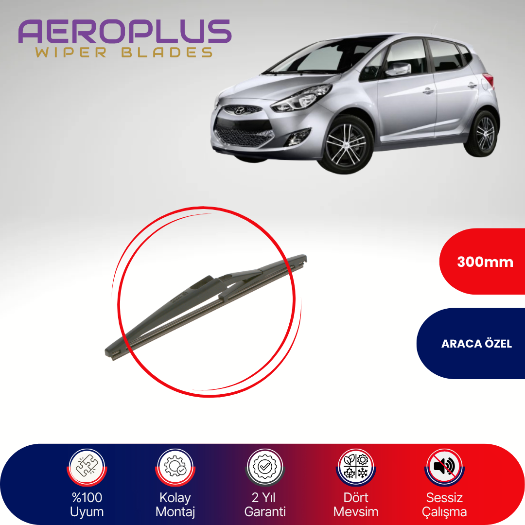 Aeroplus Hyundai ix20 2010-2015 Arka Silecek