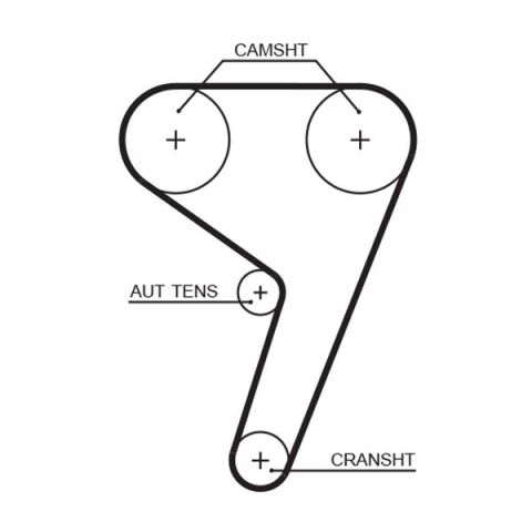 Gates Ford Fiesta V 1.25 / 1.4 / 1.6 Benzin Triger Seti Valeo Devirdaimli 2001-2008