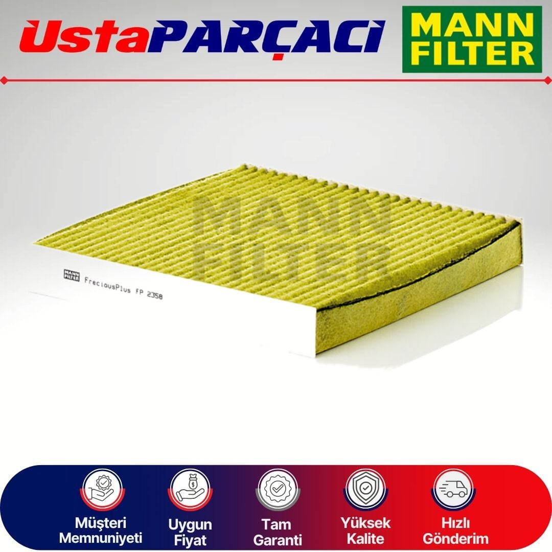 Mann-Filter Anti-Alerjen Karbonlu Polen Filtresi FP2358 80292-SDA-A01