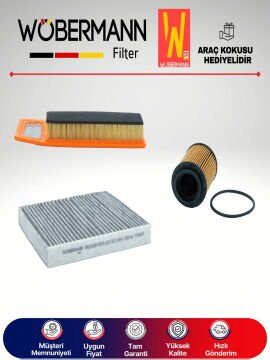 Wöbermann Fiat Fiorino-Doblo-Linea 1.3 Mjet E5 Filtre Bakım Seti 3KP