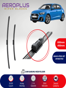Aeroplus Audi A1 Sportback 2019-2024 Muz Silecek Takımı