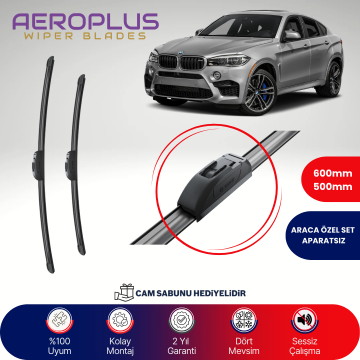 Aeroplus BMW X6 F16-F86 2014-2019 Muz Silecek Takımı