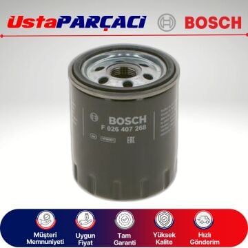 Bosch Opel Zafira Life 2.0 Bluehdi Yağ Filtresi 2020-2025 F026407268 P7268 9809532380