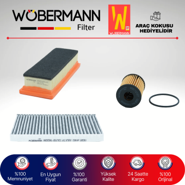 Wöbermann Fiat Palio 1.3 Mjet Filtre Bakım Seti 2003-2012 3KP
