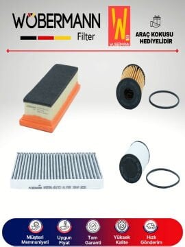 Wöbermann Fiat Palio 1.3 Mjet Filtre Bakım Seti 2003-2012 4KP