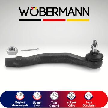 Wöbermann Honda Accord Euro 1,8L 2,0L F18B F20Z Ch Cg kasa 1998-2002 / Legend 3,2L Ka7 Ka8 24v 1991-1996 Rot Başı Sağ Dış 53540S1AE01