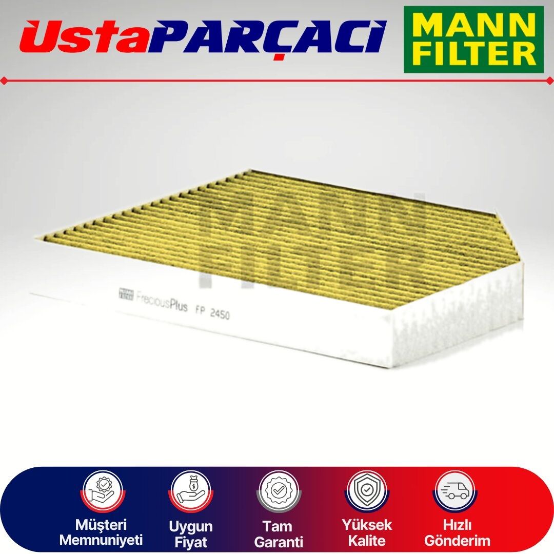 Mann-Filter Anti-Alerjen Karbonlu Polen Filtresi FP2450 PAB81943920
