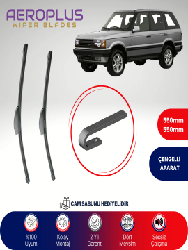 Aeroplus Range Rover 2 1994-2002 Muz Silecek Takımı