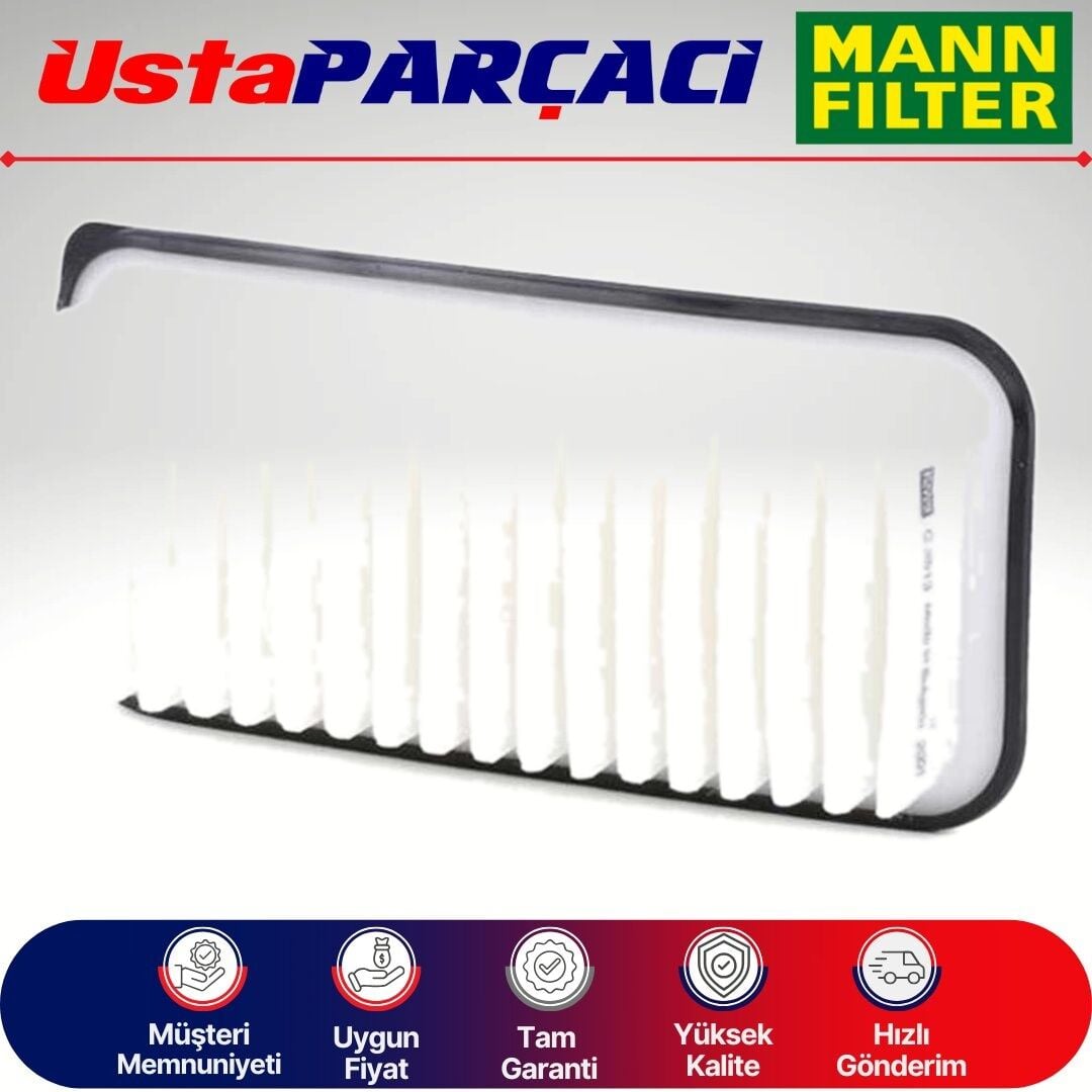 Mann-Filter Toyota Yaris 1.33 Benzinli Hava Filtresi 2009-2011 C2513 1780121030