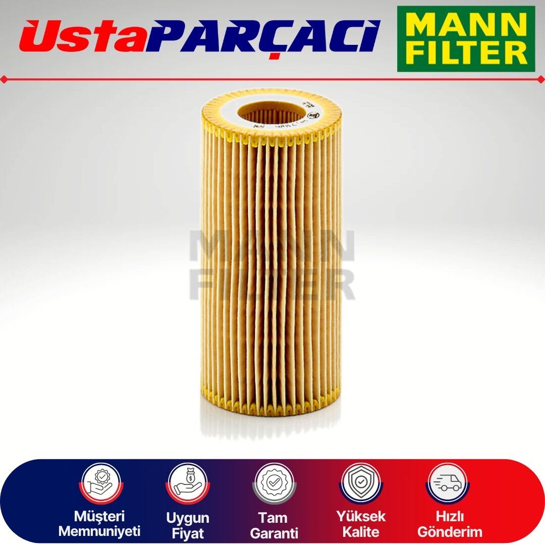 Mann-Filter Seat Leon 2.0 Tfsi Yağ Filtresi 2006-2011 HU719/6X 06D115562