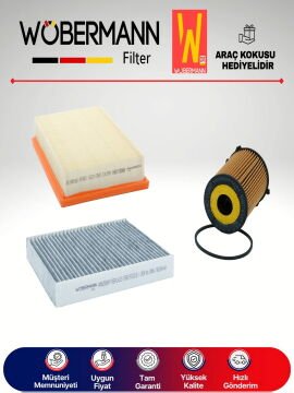 Wöbermann Ford C-Max 1.6 Tdci Filtre Bakım Seti 2003-2007 3KP