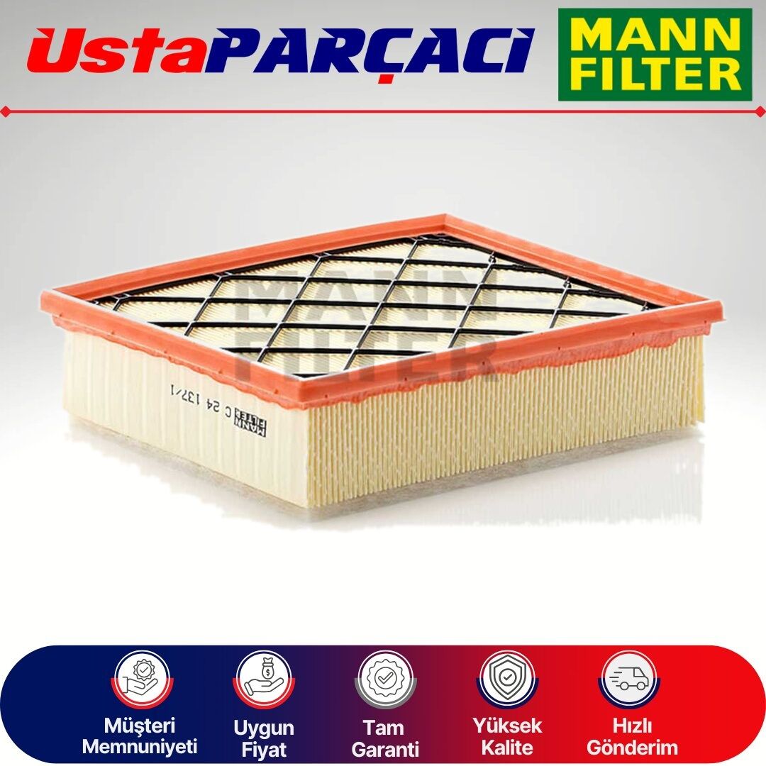 Mann-Filter Volvo C70 2.5 T5 Hava Filtresi 2007-2012 C24137/1 6M5Y9601AA