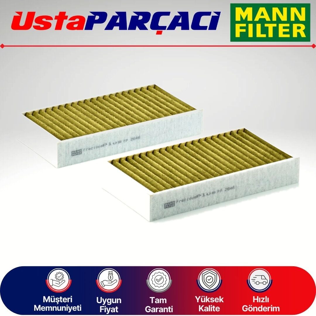 Mann-Filter Anti-Alerjen Karbonlu Polen Filtresi FP2646-2 1648300218