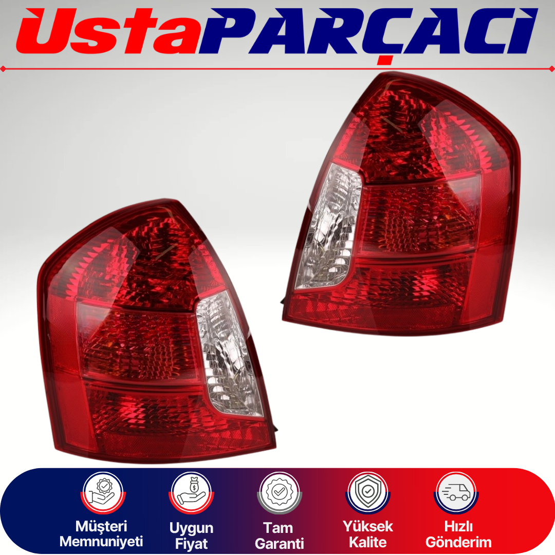 Hyundai Accent Era Sağ Sol Arka Stop Lambası Takımı 2006-2012