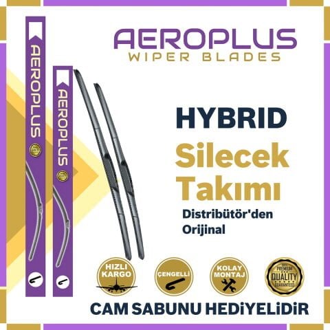 Aeroplus Seat Cordoba 2002-2005 Hybrid Silecek Takımı