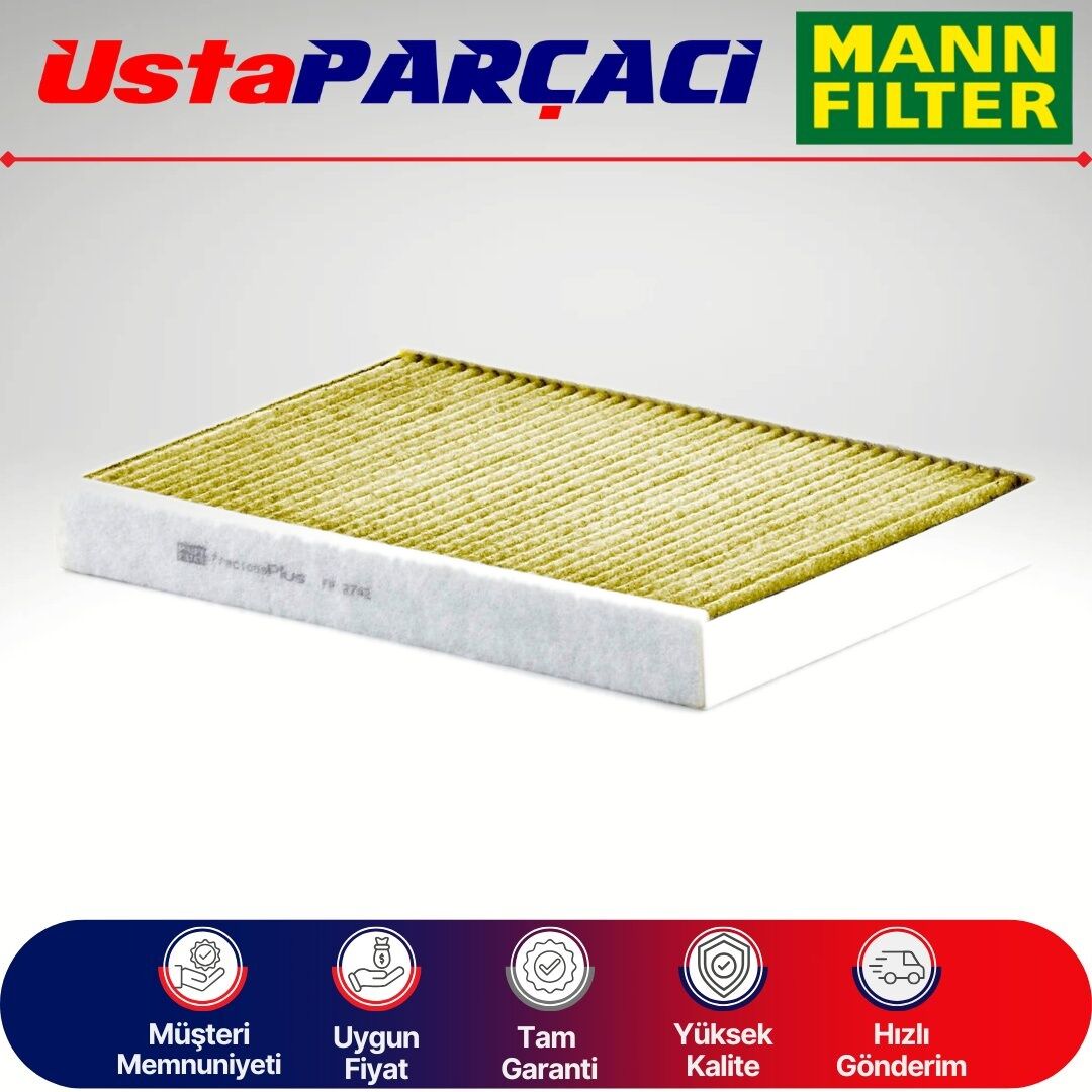 Mann-Filter Anti-Alerjen Karbonlu Polen Filtresi FP2742 647945