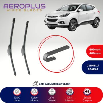 Aeroplus Hyundai ix35 2009-2013 Muz Silecek Takımı