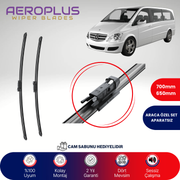 Aeroplus Mercedes Viano 2011-2014 Muz Silecek Takımı