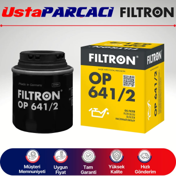 Filtron Seat Leon 1.2 Tsi Benzinli Yağ Filtresi 2011-2012 OP641/2 03C115561D
