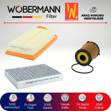 Wöbermann Ford Fiesta 1.4 Tdci E4 Filtre Bakım Seti 2002-2011 3KP