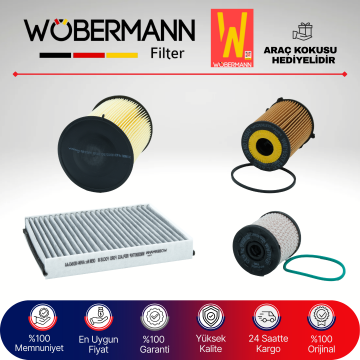 Wöbermann Ford Focus 1.5 Tdci Filtre Bakım Seti 2015-2017 4KP