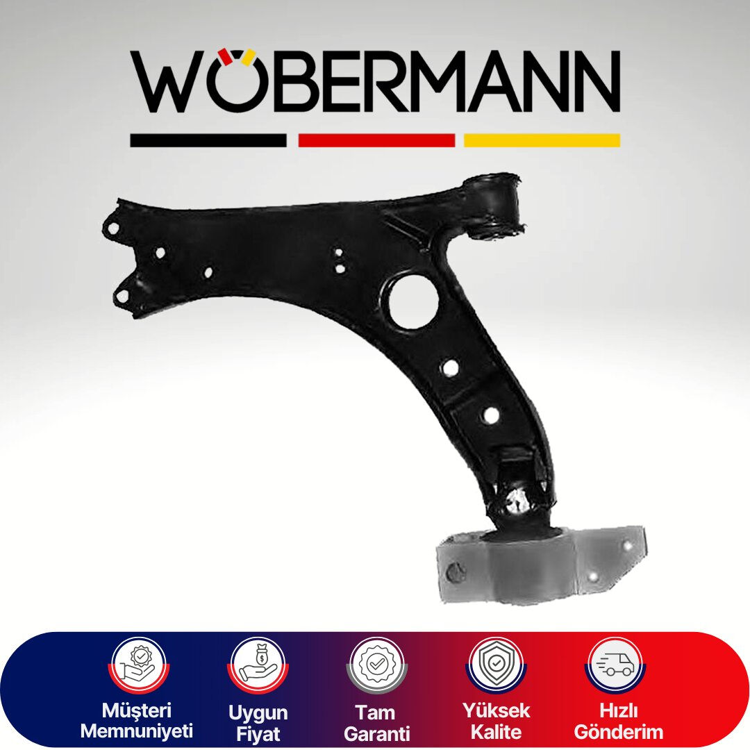 Wöbermann Golf 5 1.4 Fsi-1.4 Tsi-2.0 Fsi-Jetta 3 1.4-1.6 Fsi 08-2005->-Caddy 3 1.4 Salıncak Alt Komple Sağ 1K0407152P