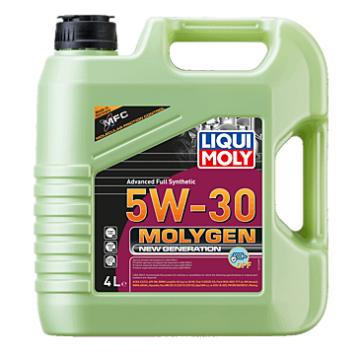 Liqui Moly 5W-30 DPF Motor Yağı Molygen New Generation 4 Litre 21225 BMW Dexos2 Hyundai Kia Mercedes