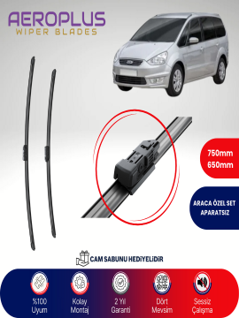 Aeroplus Ford Galaxy 2009-2014 Muz Silecek Takımı