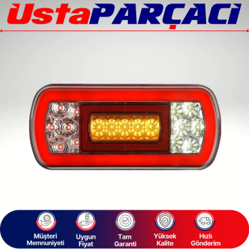 Neon Led 12v Dikdörtgen Stop Lambası
