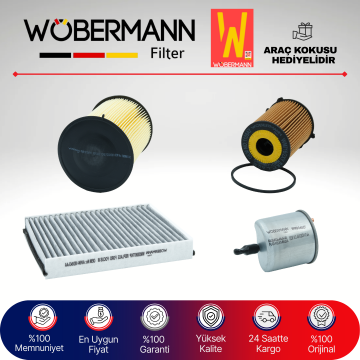 Wöbermann Ford Focus 1.6 Tdci E5 Filtre Bakım Seti 2011-2015 4KP