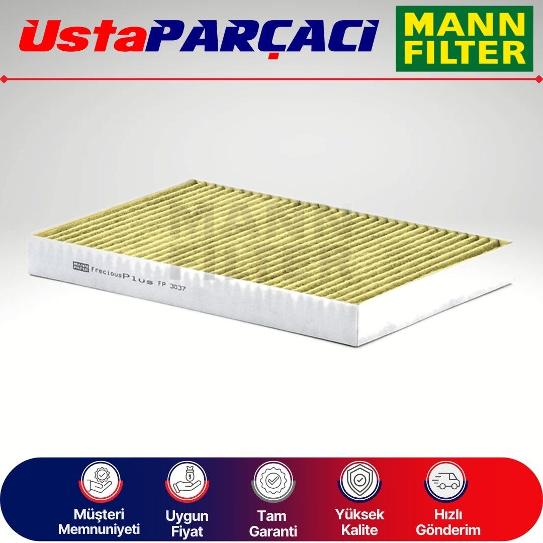 Mann-Filter Anti-Alerjen Karbonlu Polen Filtresi FP3037 4B0819439C