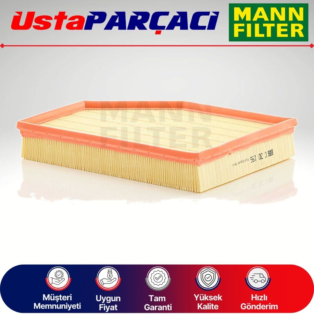 Mann-Filter Volvo V40 1.6 T4 Benzinli Hava Filtresi 2012-2015 C30196 31368022