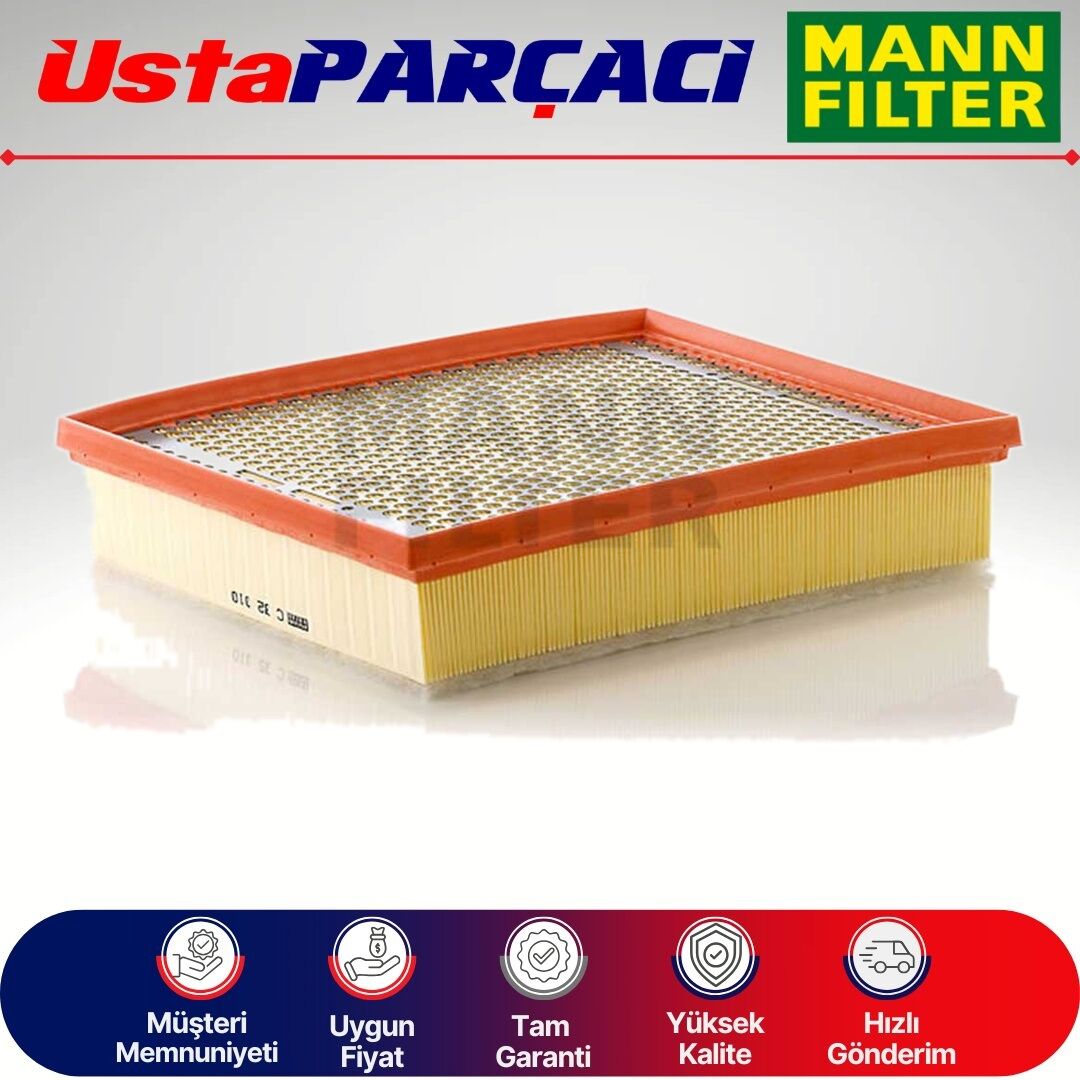 Mann-Filter VW Amarok 2.0 Tdi Bitdi Dizel Hava Filtresi 2011-2017 C32010 2H0129620A